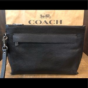 coach carryall pouch